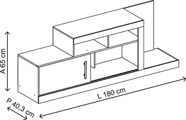 واجهة تلفاز لشاشة (70 بوصة) - Image 3